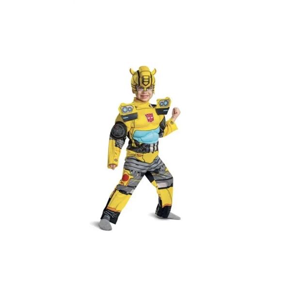 New Transformers Bumblebee Toddler Muscle Halloween Costume Size 2T Disguise - Picture 1 of 3